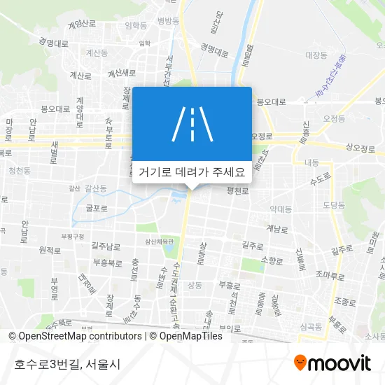 호수로3번길 지도