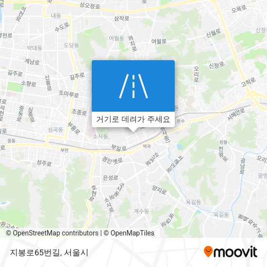 지봉로65번길 지도