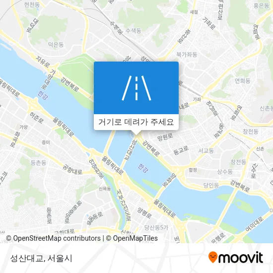 성산대교 지도