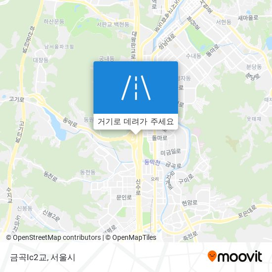 금곡Ic2교 지도