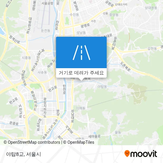 야탑8교 지도