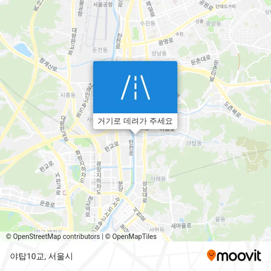 야탑10교 지도