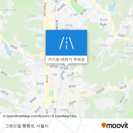 그랜드빌 통행로 지도