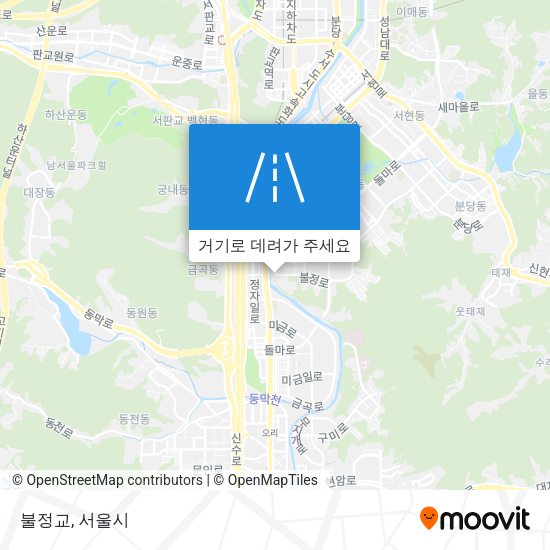 불정교 지도
