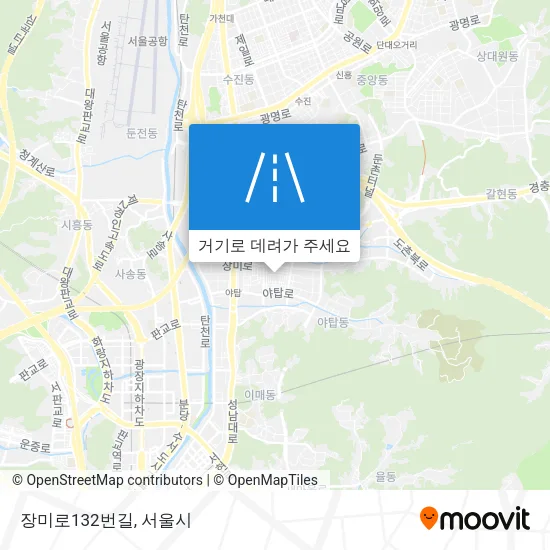 장미로132번길 지도