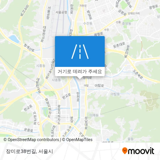 장미로38번길 지도