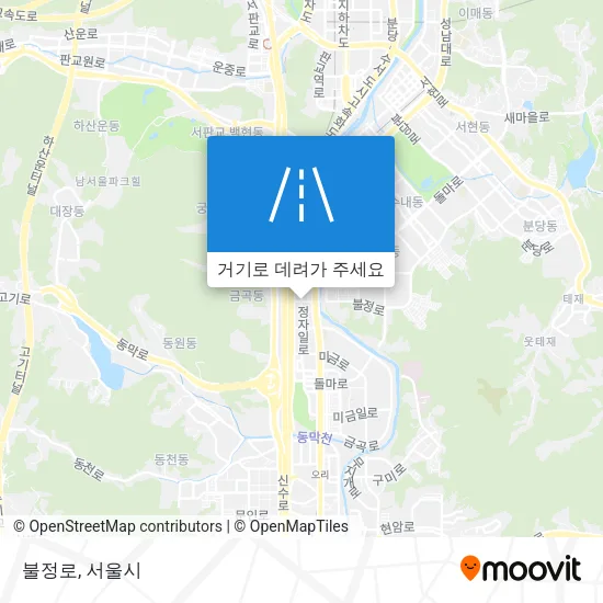 불정로 지도