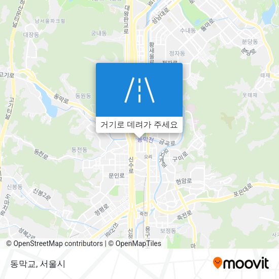 동막교 지도