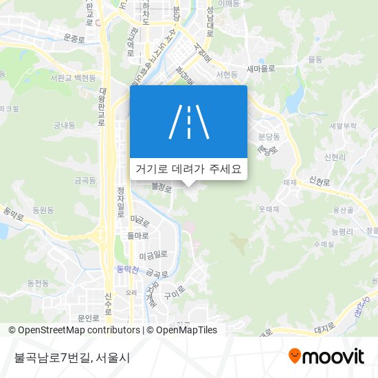 불곡남로7번길 지도