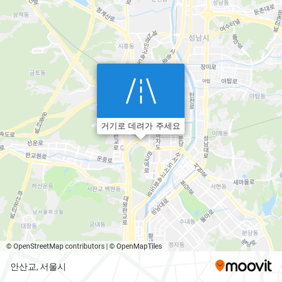 안산교 지도