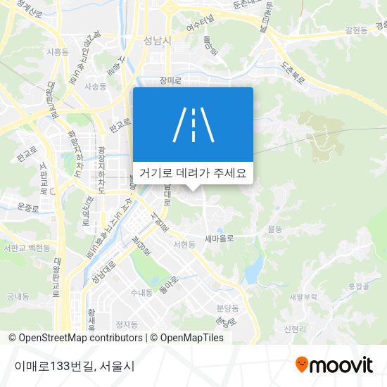 이매로133번길 지도