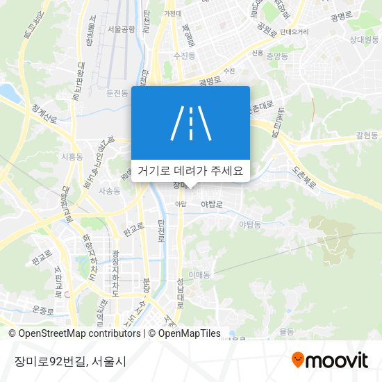 장미로92번길 지도