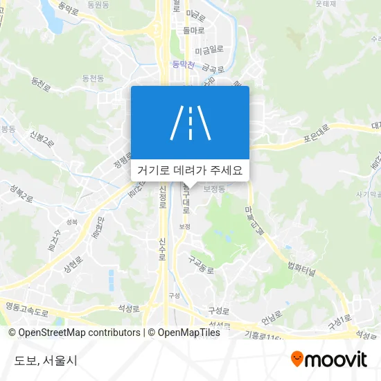 도보 지도
