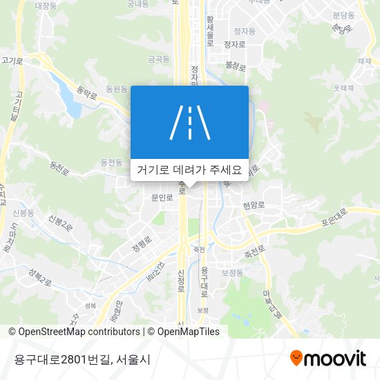 용구대로2801번길 지도