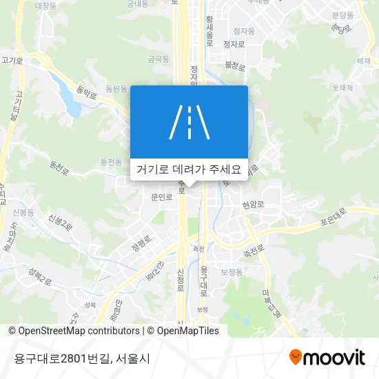 용구대로2801번길 지도