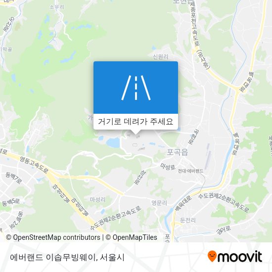 에버랜드 이솝무빙웨이 지도