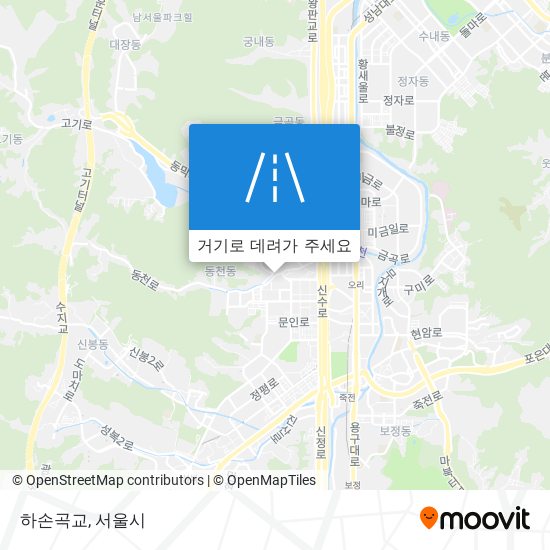 하손곡교 지도