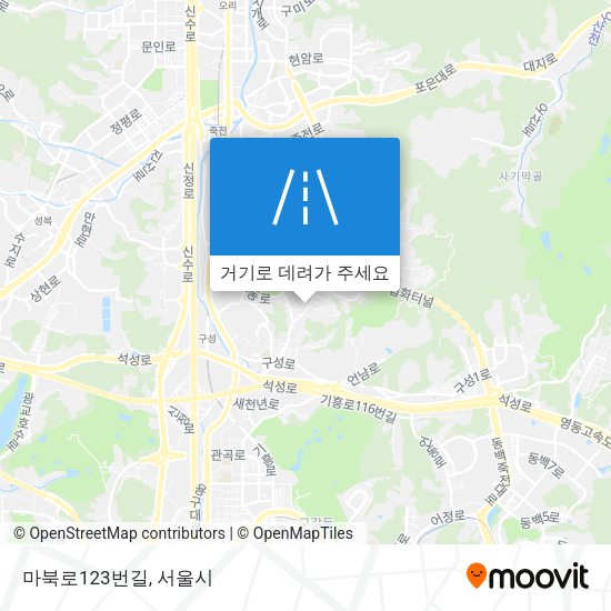 마북로123번길 지도