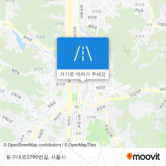 용구대로2790번길 지도