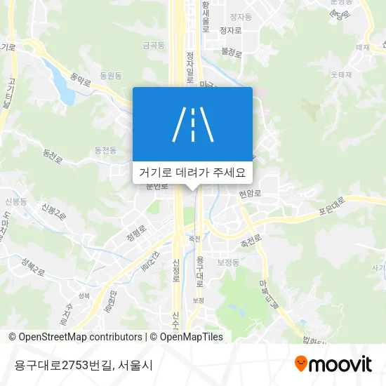 용구대로2753번길 지도