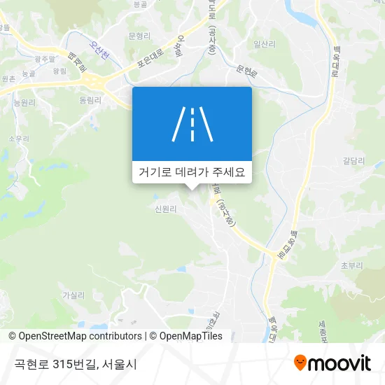 곡현로 315번길 지도