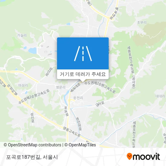 포곡로187번길 지도