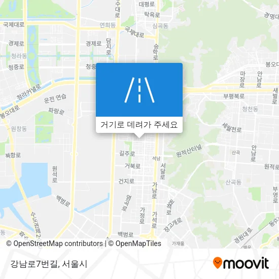 강남로7번길 지도