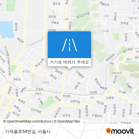 가재울로54번길 지도