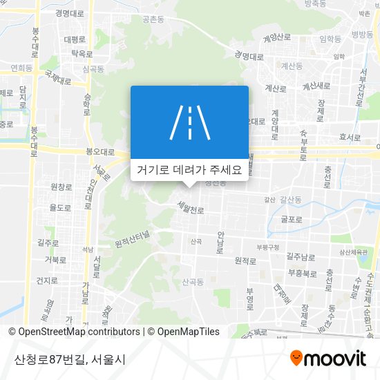 산청로87번길 지도