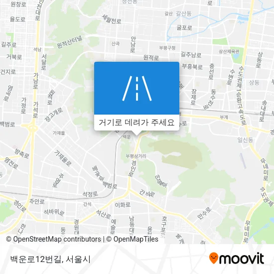 백운로12번길 지도