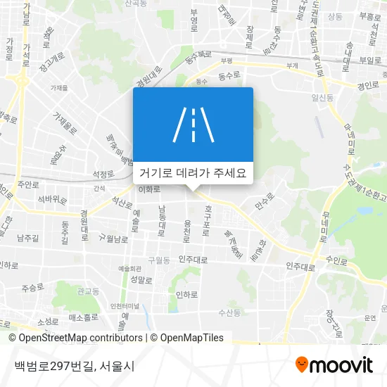 백범로297번길 지도