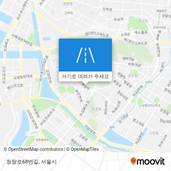 청량로68번길 지도