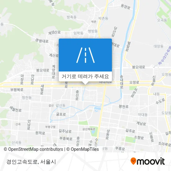 경인고속도로 지도