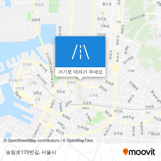 송림로173번길 지도