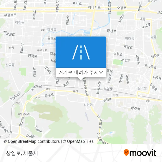 상일로 지도