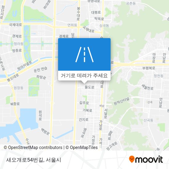 새오개로54번길 지도