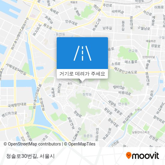 청솔로30번길 지도