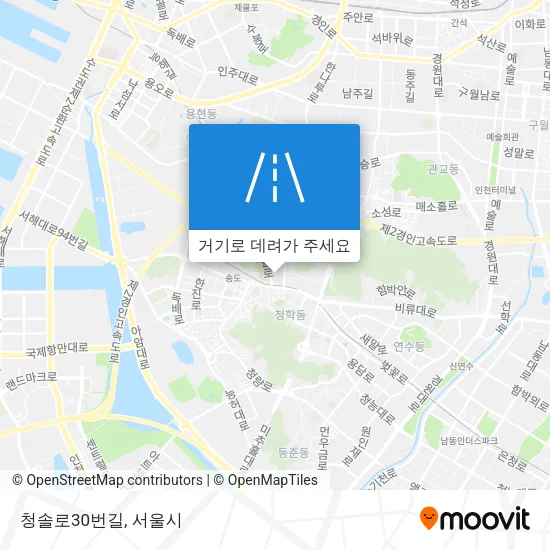 청솔로30번길 지도