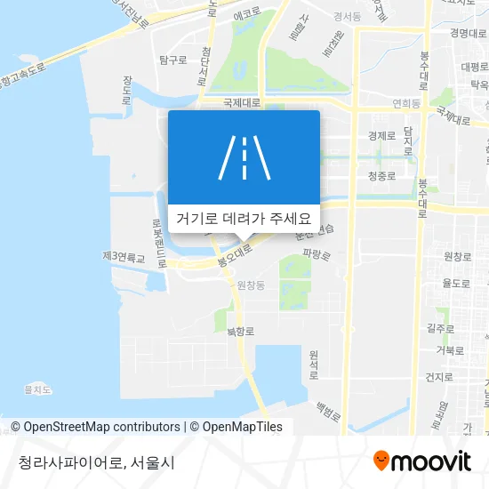 청라사파이어로 지도