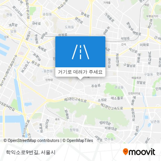 학익소로9번길 지도