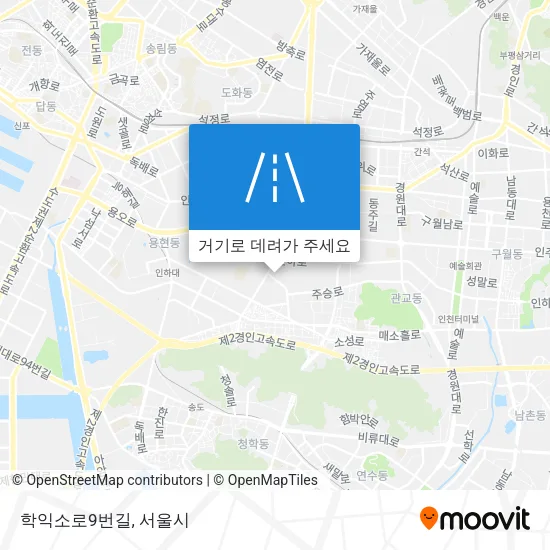 학익소로9번길 지도