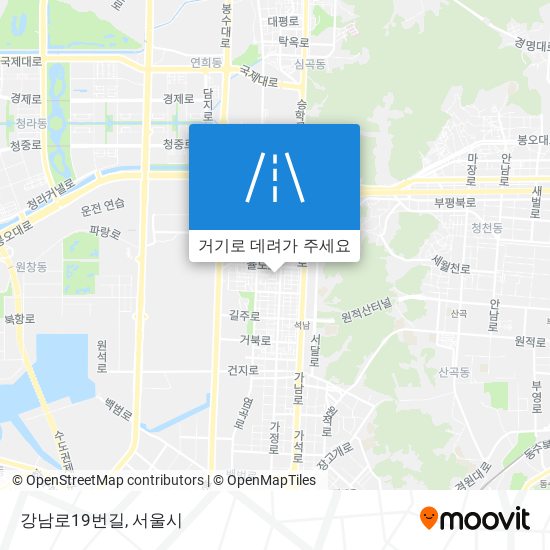 강남로19번길 지도