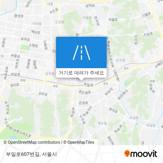 부일로607번길 지도