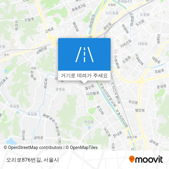 오리로876번길 지도