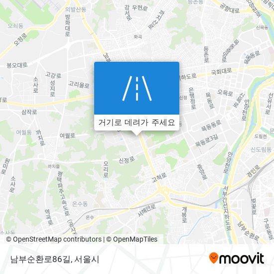 남부순환로86길 지도