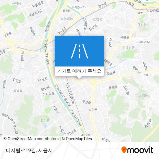 디지털로19길 지도