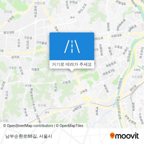 남부순환로88길 지도