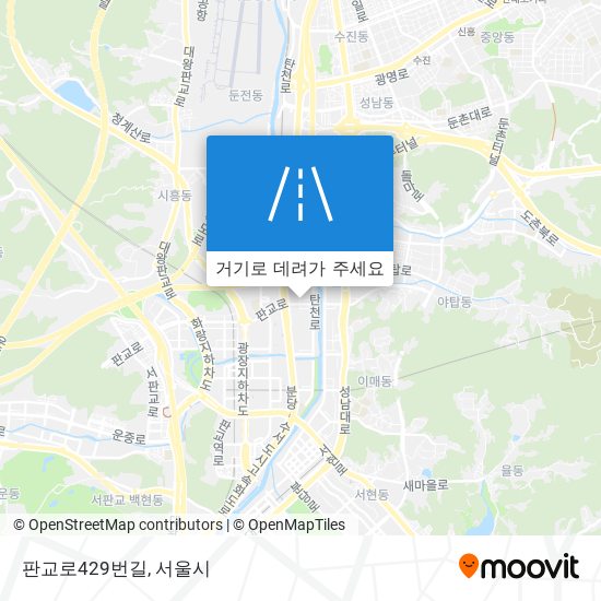 판교로429번길 지도