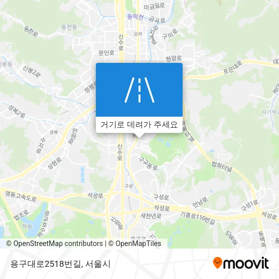 용구대로2518번길 지도