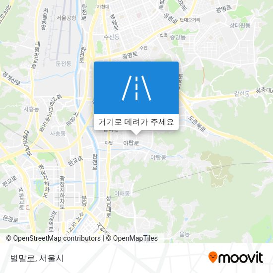 벌말로 지도
